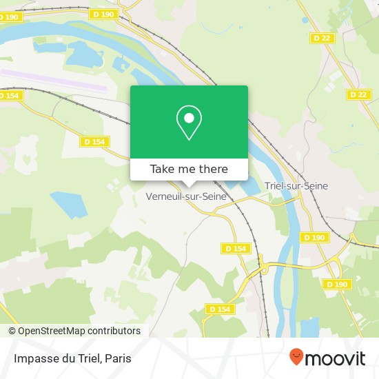 Mapa Impasse du Triel