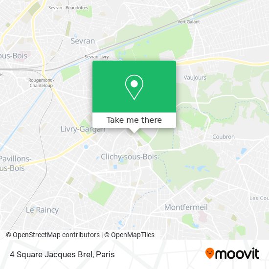 Mapa 4 Square Jacques Brel