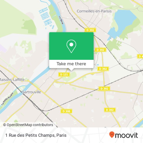 1 Rue des Petits Champs map