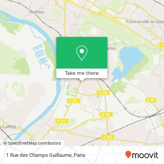 1 Rue des Champs Guillaume map