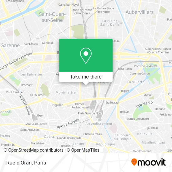 Rue d'Oran map