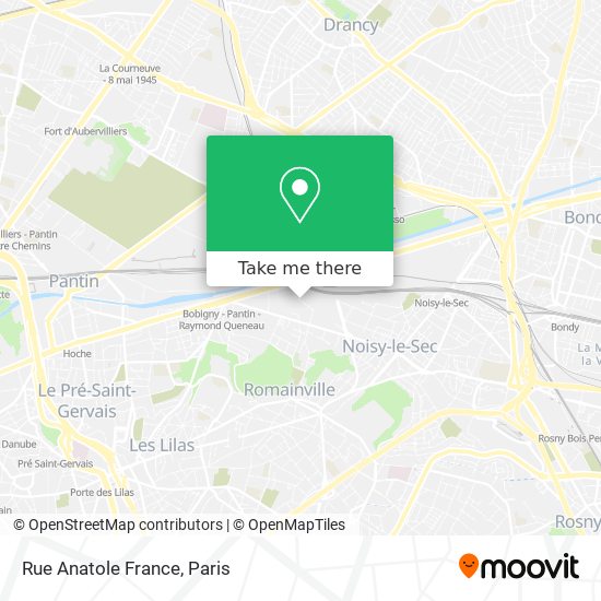 Mapa Rue Anatole France