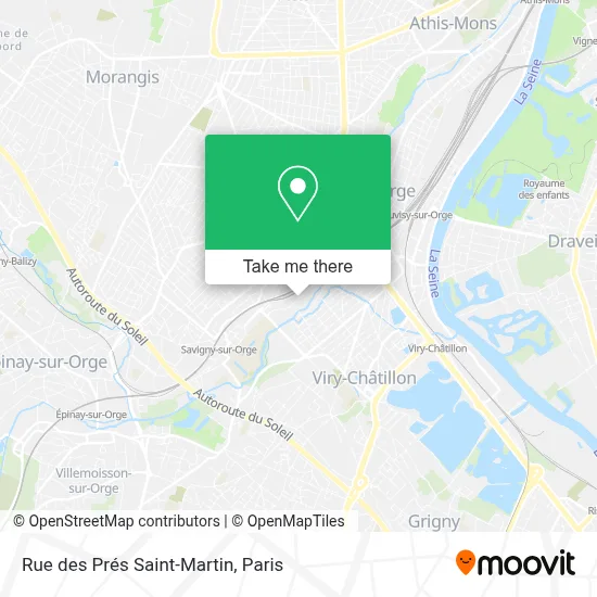 Rue des Prés Saint-Martin map