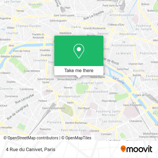 4 Rue du Canivet map