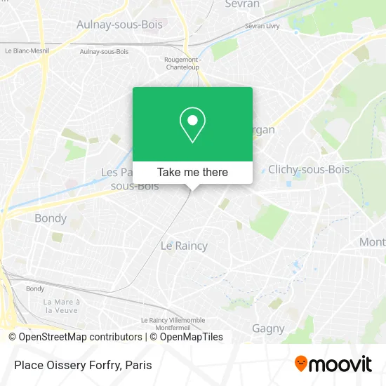 Place Oissery Forfry map
