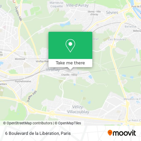 6 Boulevard de la Libération map