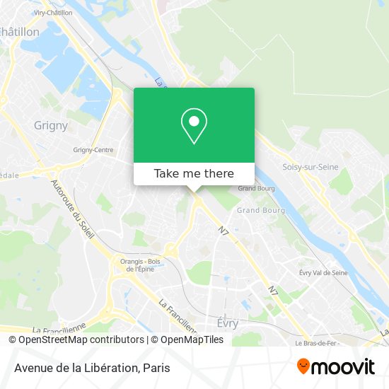 Avenue de la Libération map