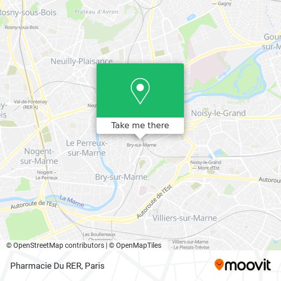 Pharmacie Du RER map