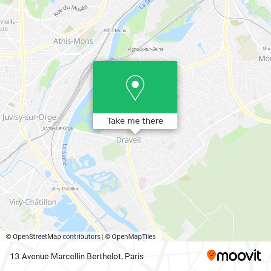 13 Avenue Marcellin Berthelot map