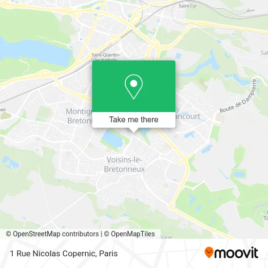 1 Rue Nicolas Copernic map