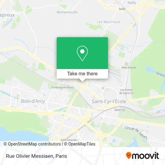 Rue Olivier Messiaen map
