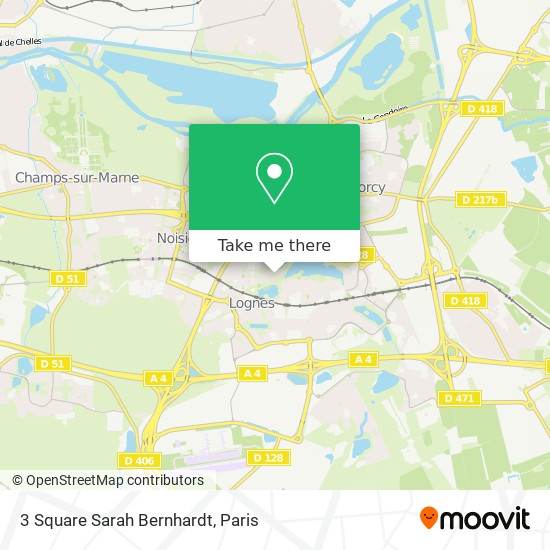 Mapa 3 Square Sarah Bernhardt