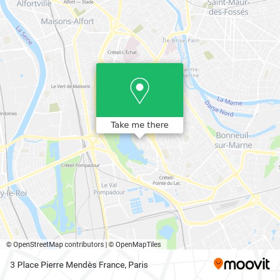 3 Place Pierre Mendès France map