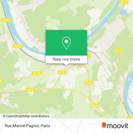 Mapa Rue Marcel Pagnol