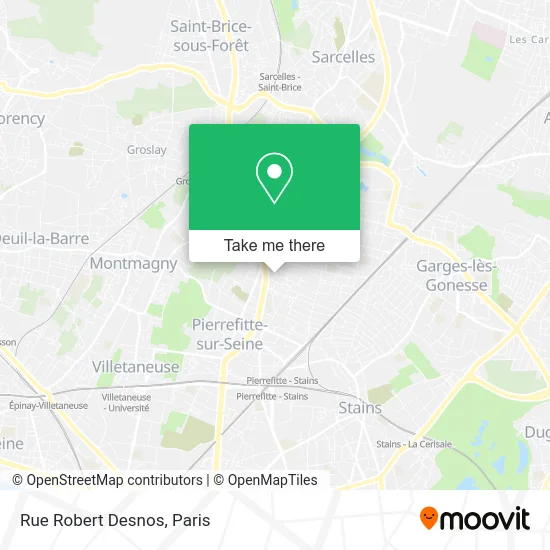 Rue Robert Desnos map