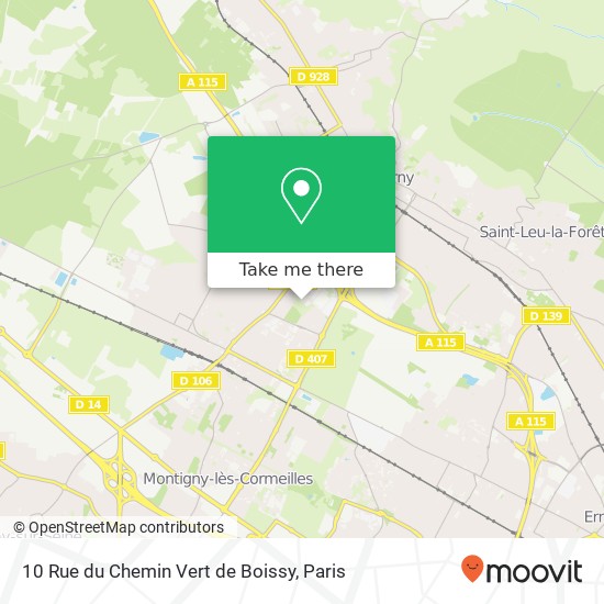 10 Rue du Chemin Vert de Boissy map