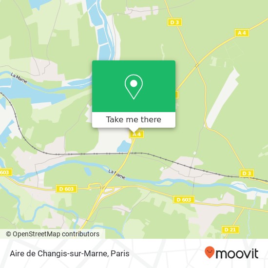 Mapa Aire de Changis-sur-Marne