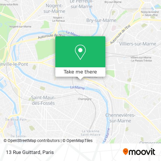 13 Rue Guittard map