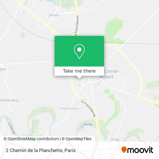 2 Chemin de la Planchette map