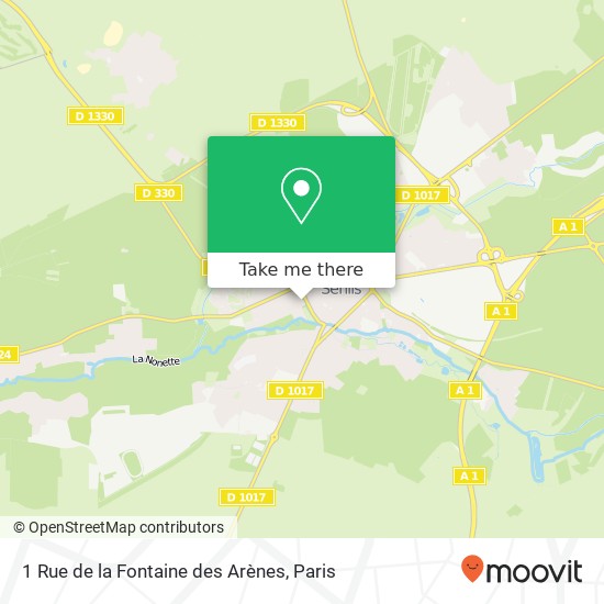 1 Rue de la Fontaine des Arènes map