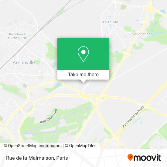 Rue de la Malmaison map