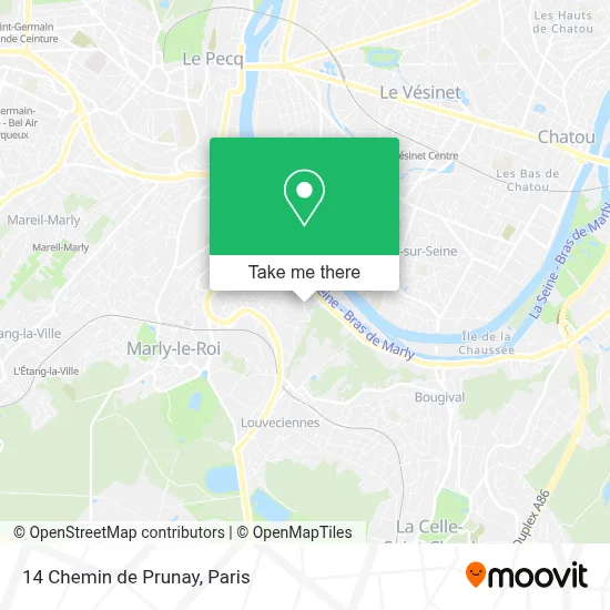 14 Chemin de Prunay map