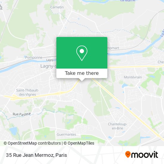 Mapa 35 Rue Jean Mermoz