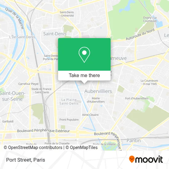 Mapa Rue du Port