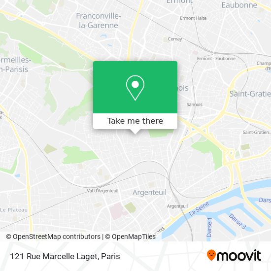 Mapa 121 Rue Marcelle Laget
