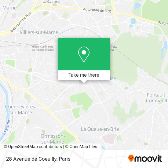 28 Avenue de Coeuilly map