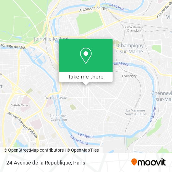 24 Avenue de la République map