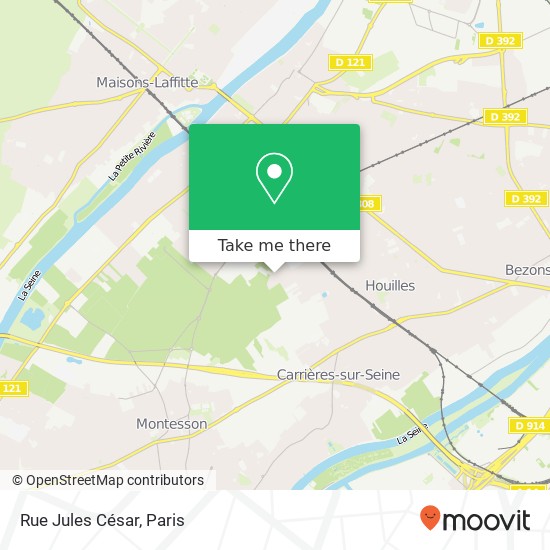 Mapa Rue Jules César