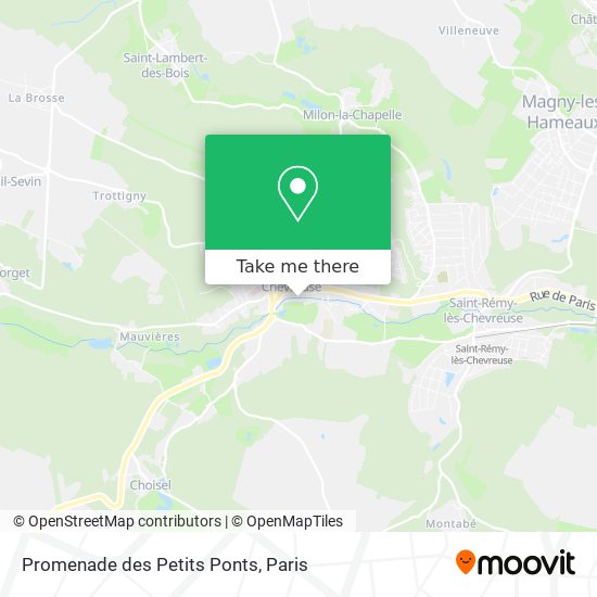 Promenade des Petits Ponts map
