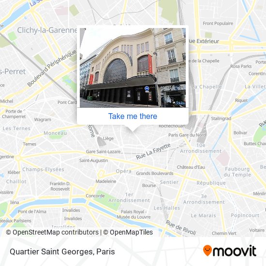 Mapa Quartier Saint Georges