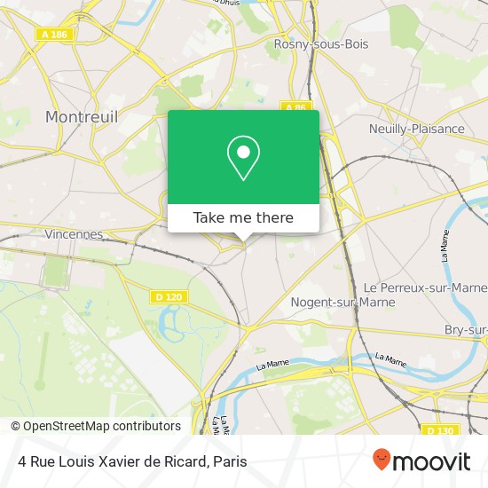 4 Rue Louis Xavier de Ricard map