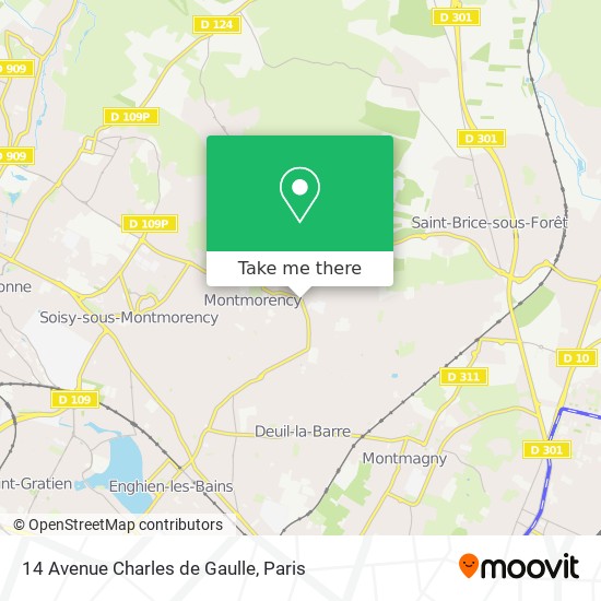 14 Avenue Charles de Gaulle map