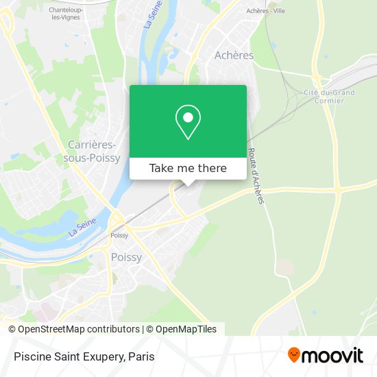 Piscine Saint Exupery map
