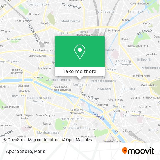 Apara Store map