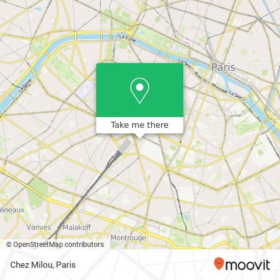 Chez Milou map