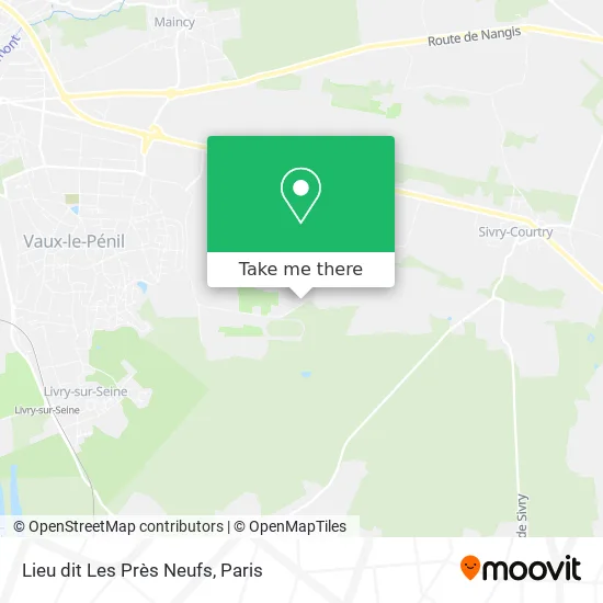 Lieu dit Les Près Neufs map