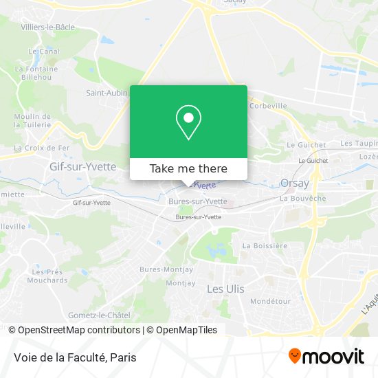 Voie de la Faculté map