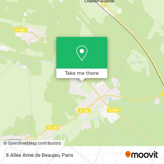 8 Allée Anne de Beaujeu map