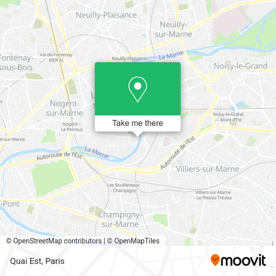 Quai Est map