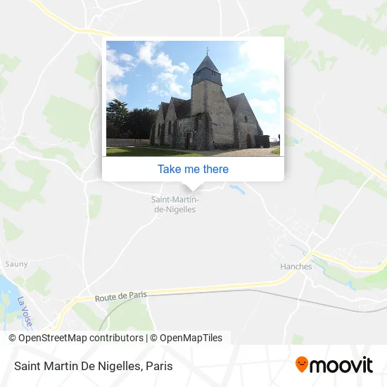 Saint Martin De Nigelles map