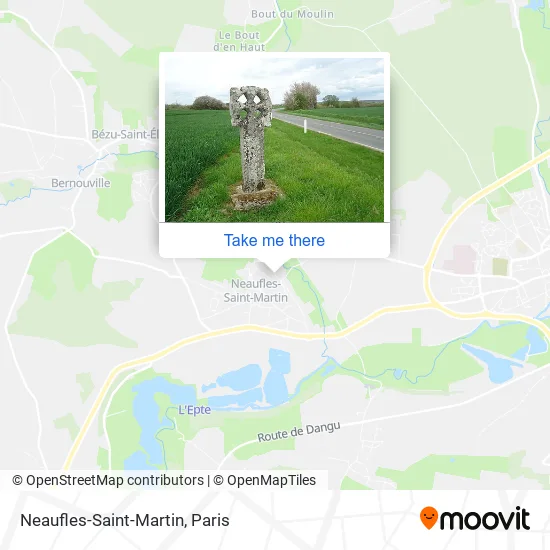 Neaufles-Saint-Martin map