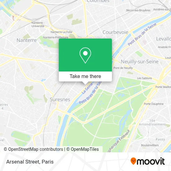 Rue de l'Arsenal map