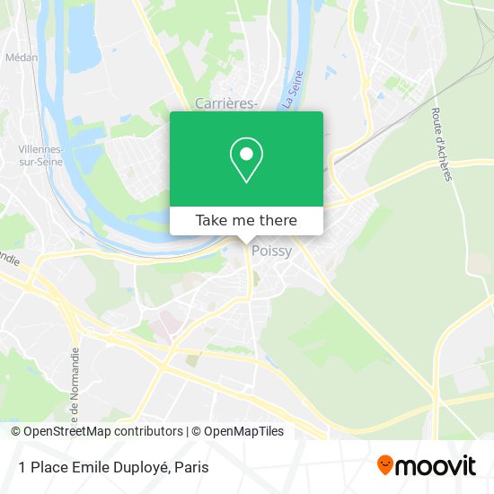 Mapa 1 Place Emile Duployé