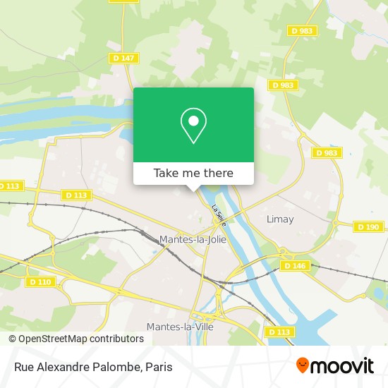 Mapa Rue Alexandre Palombe