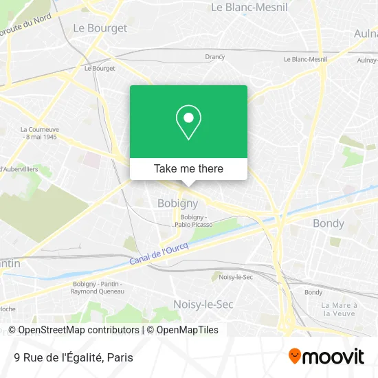 9 Rue de l'Égalité map