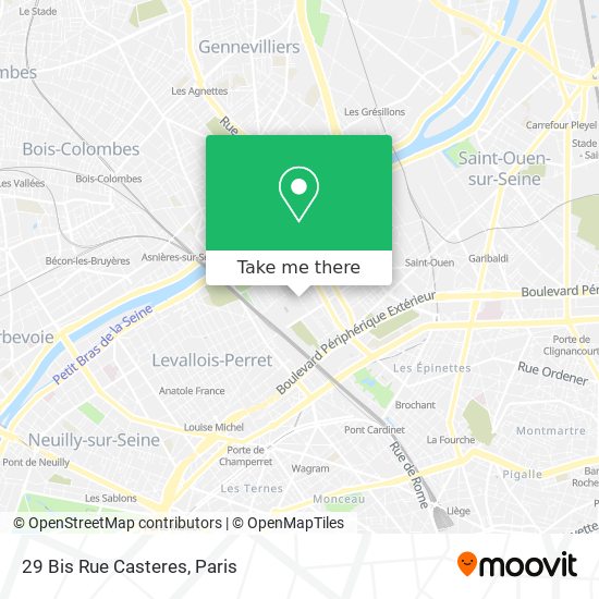 29 Bis Rue Casteres map